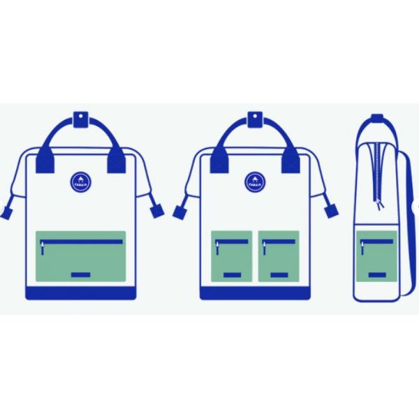 Pochette alcatraz Cabaia - Intuitive