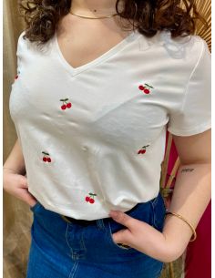 T-shirt Cerise grande taille PM - Intuitive