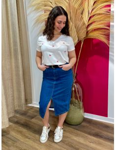 T-shirt Cerise grande taille PM - Intuitive