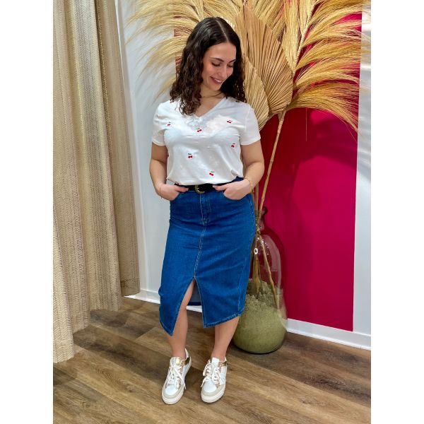 T-shirt Cerise grande taille PM - Intuitive