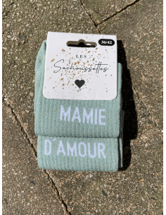 CHAUSSETTE MAMIE D'AMOUR LESSACHOUSSETTES