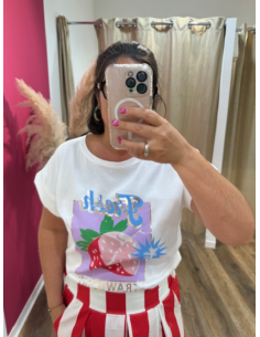 T SHIRT FRAISE ADILYNN