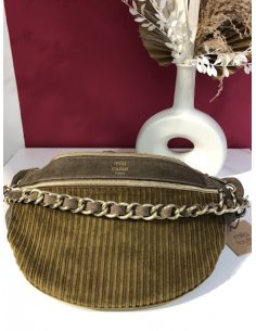 SAC BANANE VELOURS PETRA M  MILA