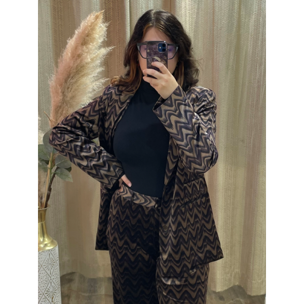 VESTE VELOURS SEE U SOON