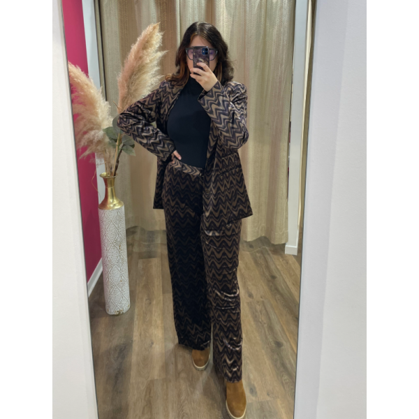 VESTE VELOURS SEE U SOON