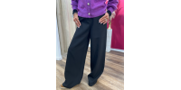 Pantalon palazzo large noir Lola Espeleta.
