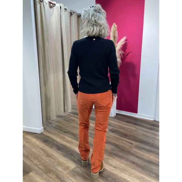 Pantalon droit peau de pêche Lola Espeleta