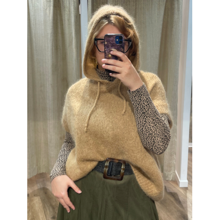 PULL CAPUCHE CAPUCINE MARIE ILE DE RE